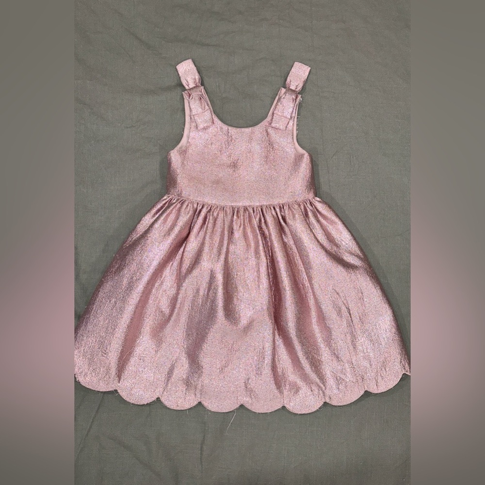 Rachel Zoe‎ Sparkle Scalloped Dress with Bows